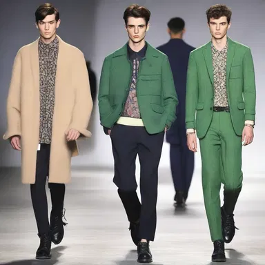 The fashion designer showcased his new collection, featuring the kit and caboodle of trendy clothes, accessories, and footwear.