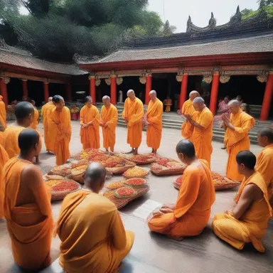 During the religious festival, the devotees offered prayers, performed rituals, and brought the whole kit and caboodle of offerings to the temple.