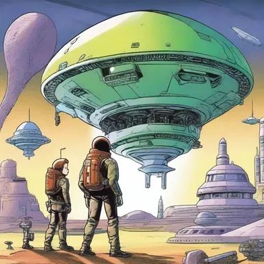 In the science fiction novel, the protagonist discovers an alien spacecraft containing the kit and caboodle of advanced technology and gadgets.