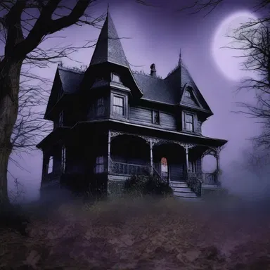 The scent of patchouli lingered in the air, adding an eerie undertone to the haunted house.