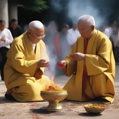During the religious ceremony, the priest burned patchouli incense to purify the sacred space.