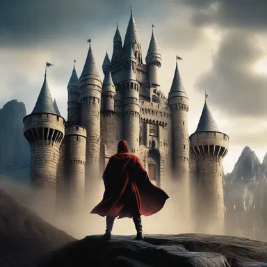 In the fantasy movie, the hero arrives at the villain's castle right at showtime to save the day.