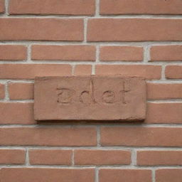 The word 'ZEDET' elegantly inscribed on a textured brick wall