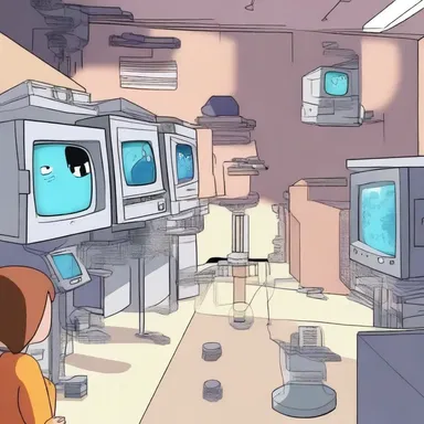 In the latest episode of the animated series, the main character encountered a system error that caused chaos in the virtual world.