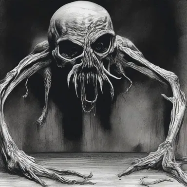 The grotesque scenes described in the novel churned up a feeling of horror within the readers.