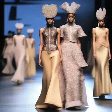 The avant-garde designs showcased on the runway churned up admiration and intrigue among fashion enthusiasts.