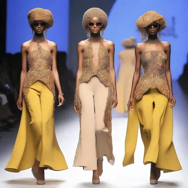 The avant-garde designs showcased on the runway churned up admiration and intrigue among fashion enthusiasts.