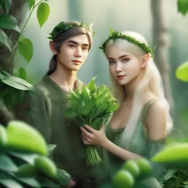 In the fantasy novel, the elves cultivate a magical garden filled with enchanted snow peas.