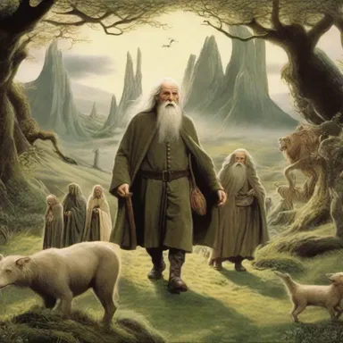 The magical creatures in J.R.R. Tolkien's 'The Lord of the Rings' were described with decasyllabic names that added to the fantastical nature of the story.