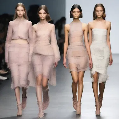 The trendy fashion designer's experiment with unconventional fabrics resulted in a ruinous collection that received negative reviews.