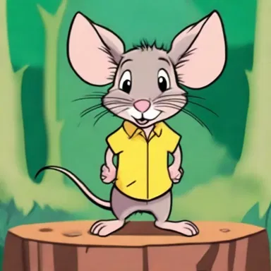 In the cartoon show, the marsupial rat is portrayed as a mischievous sidekick to the main character.