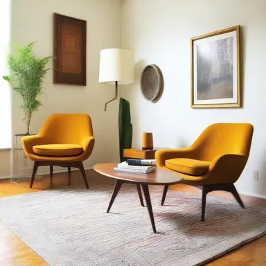 The steal we made on the vintage mid-century chairs for the living room was a great find.