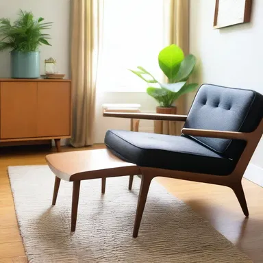 The steal we made on the vintage mid-century chairs for the living room was a great find.