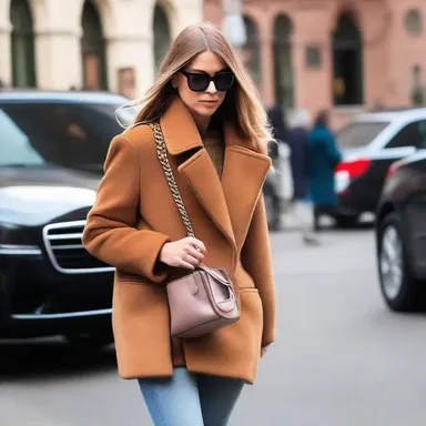 The fashionista flaunted her steal, a designer handbag she bought at a fraction of its original price from a sample sale.