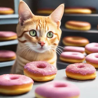 Why did the cat steal from the bakery? Because it wanted to get its paws on some doughnut!