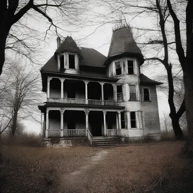The haunted house was rumored to be filled with stolen souls.