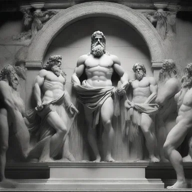 In Greek mythology, the consolidation of powers by Zeus, Poseidon, and Hades led to the division of the universe among them.