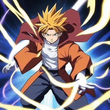In the anime series, the protagonist discovers a special power that allows them to consolidate their energy into a concentrated force, giving them incredible strength.