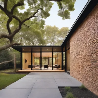 The architect used consolidation of different elements to create a cohesive and visually appealing structure.
