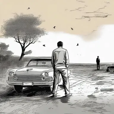 In the tragedy novel, the protagonist's life is devastated when he loses his family in a fatal accident.