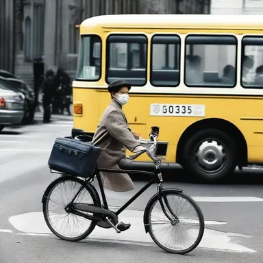 Why did the bicycle get a ticket? Because it rear-ended a bus!