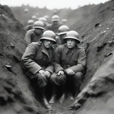 During World War I, soldiers in the trenches often suffered from trench fever, which left them feeling lethargic and weak.