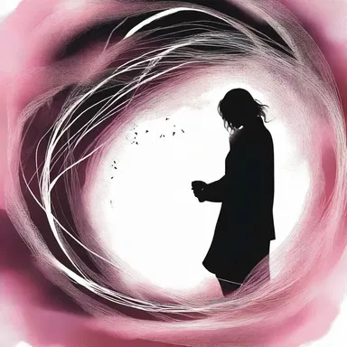 In the romantic novel, the protagonist spirals into self-destruction after the tragic loss of their lover.