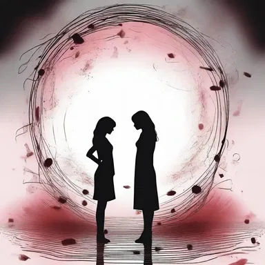 In the romantic novel, the protagonist spirals into self-destruction after the tragic loss of their lover.