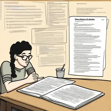 The student cursorily read the assigned novel for class, only focusing on the main plot points and skipping the descriptive passages.