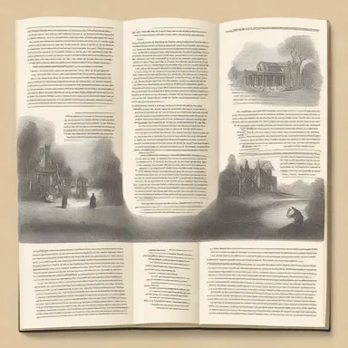 The student cursorily read the assigned novel for class, only focusing on the main plot points and skipping the descriptive passages.