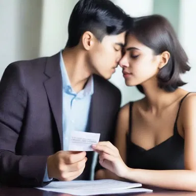 She discovered that her partner had written her a bad cheque, which shattered her trust and ended their romantic relationship.