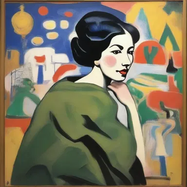 The first appearance of the artist's signature style in her paintings added a new dimension to the art world.