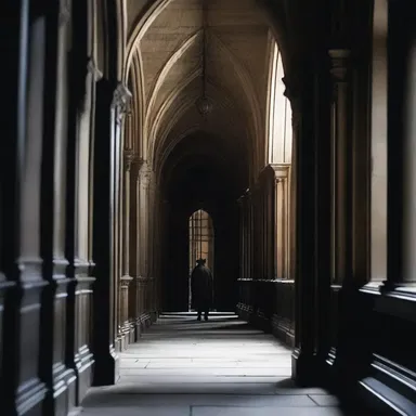 In the dark, eerie corridors of the haunted university, the chancellor's ghostly presence sent a chill down the spines of all who dared to enter.