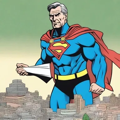 In the superhero comics, the chancellor of the fictional country led with wisdom and unmatched power.