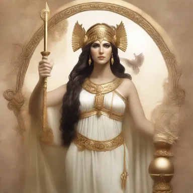 In Greek mythology, the goddess Athena represents wisdom and moderation, guiding heroes to make just and balanced choices.