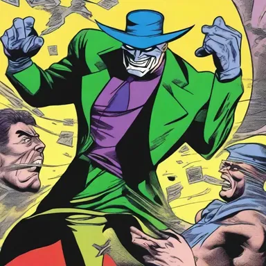 The villain in the comic book was portrayed as a ruthless grabber, constantly snatching valuable items from innocent bystanders.