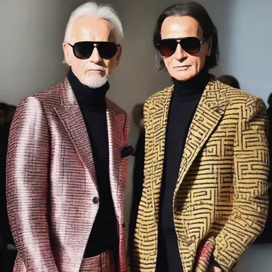 The renowned fashion designer accused his rival of being a grabber, accusing him of shamelessly appropriating and copying his designs without permission.