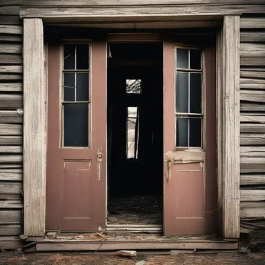 The boarded-up windows and barred doors of the old abandoned house sent shivers down my spine.