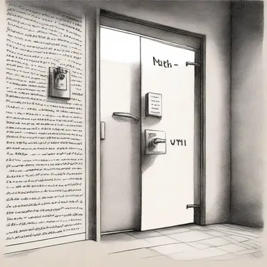 Why was the math book sad? Because someone barred its entrance with a lock!
