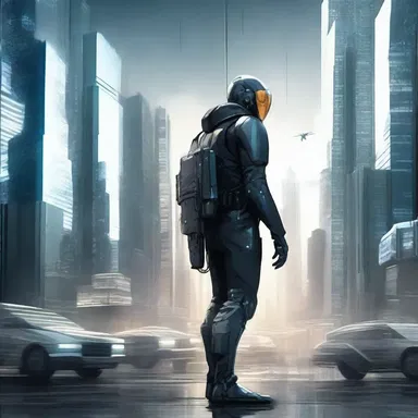 In a dystopian future, the protagonist found himself in a futuristic city ruled by an oppressive regime. The government's enforcers, known as pooves, were equipped with advanced technology to monitor and control the citizens.