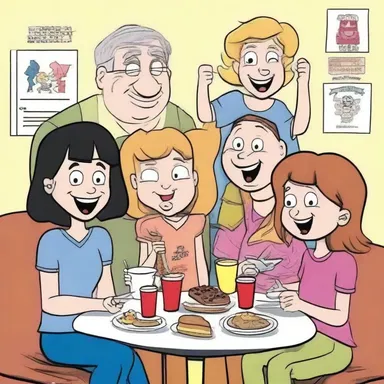 My daughter loves socialising with her friends at the local Cartoon Club.