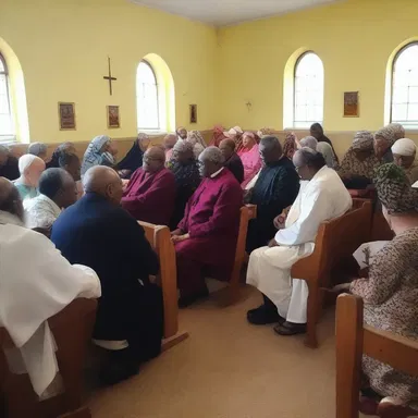 Every Sunday, we attend church to socialise with members of our religious community.