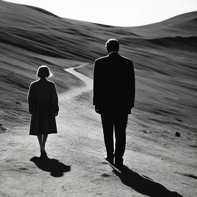 The sloping camera angles in the film gave a sense of disorientation and suspense.