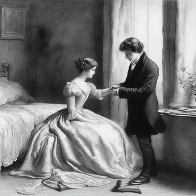 The protagonist in the romantic novel used a jemmy to break into their lover's house as a surprise.