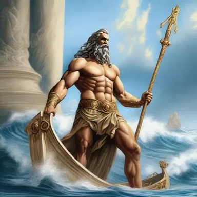 According to Greek mythology, Poseidon, the god of the sea, commanded a powerful naval unit.
