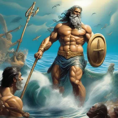 According to Greek mythology, Poseidon, the god of the sea, commanded a powerful naval unit.