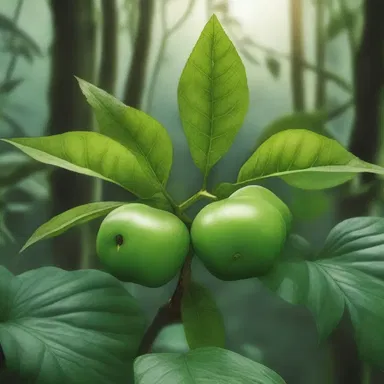 In the novel, the protagonist comes across a balsam apple vine while exploring the lush tropical forest.