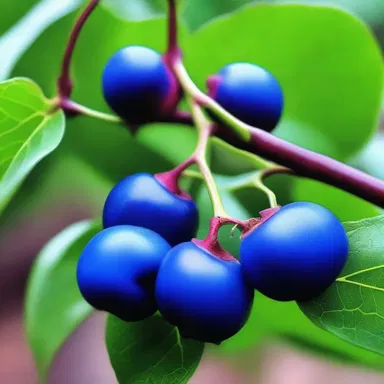 In the futuristic science fiction novel, the balsam apple vine is genetically modified to produce glowing blue fruit with extraordinary healing properties.