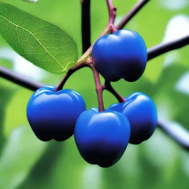 In the futuristic science fiction novel, the balsam apple vine is genetically modified to produce glowing blue fruit with extraordinary healing properties.
