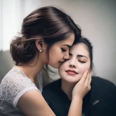 The hurting in her heart made her realize how deeply she was in love.